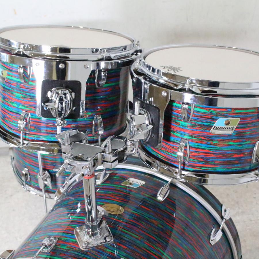 (中古)Ludwig / Classic Maple Limited 2002 Psychedelic Red 22/12/13/16 4pc ラディック ドラムセット(池袋店)(値下げ)｜ishibashi-shops｜02