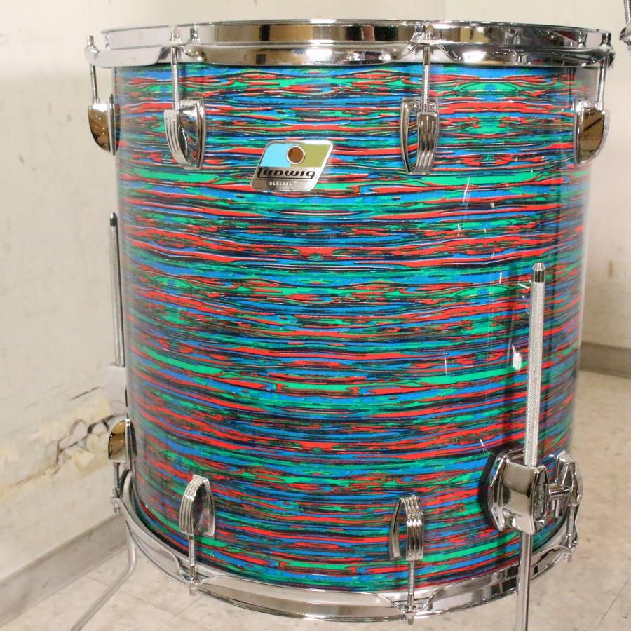 (中古)Ludwig / Classic Maple Limited 2002 Psychedelic Red 22/12/13/16 4pc ラディック ドラムセット(池袋店)(値下げ)｜ishibashi-shops｜09