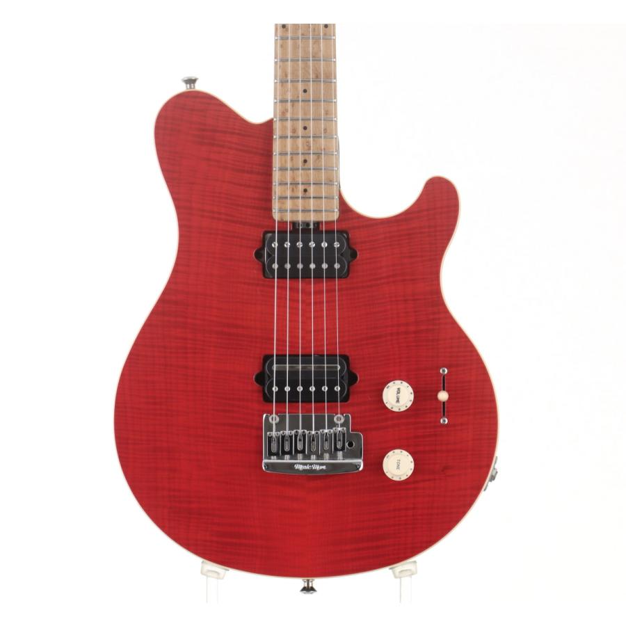 中古)MUSIC MAN / Axis Super Sport HH Tremolo Translucent Red MOD