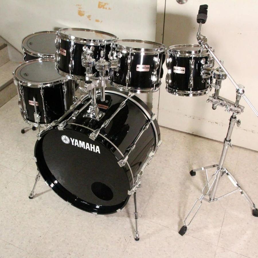中古)YAMAHA / Recording Custom Set 6pc Solid Black 6点ドラムセット 