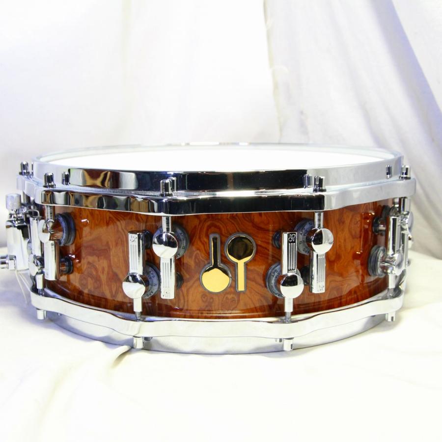 ソナーSONOR スネアドラム Designer 14×5 DS-1405B 中古)SONOR / SQ1405SD 14x5 Maple Thin 純正ケース付き スネアドラム