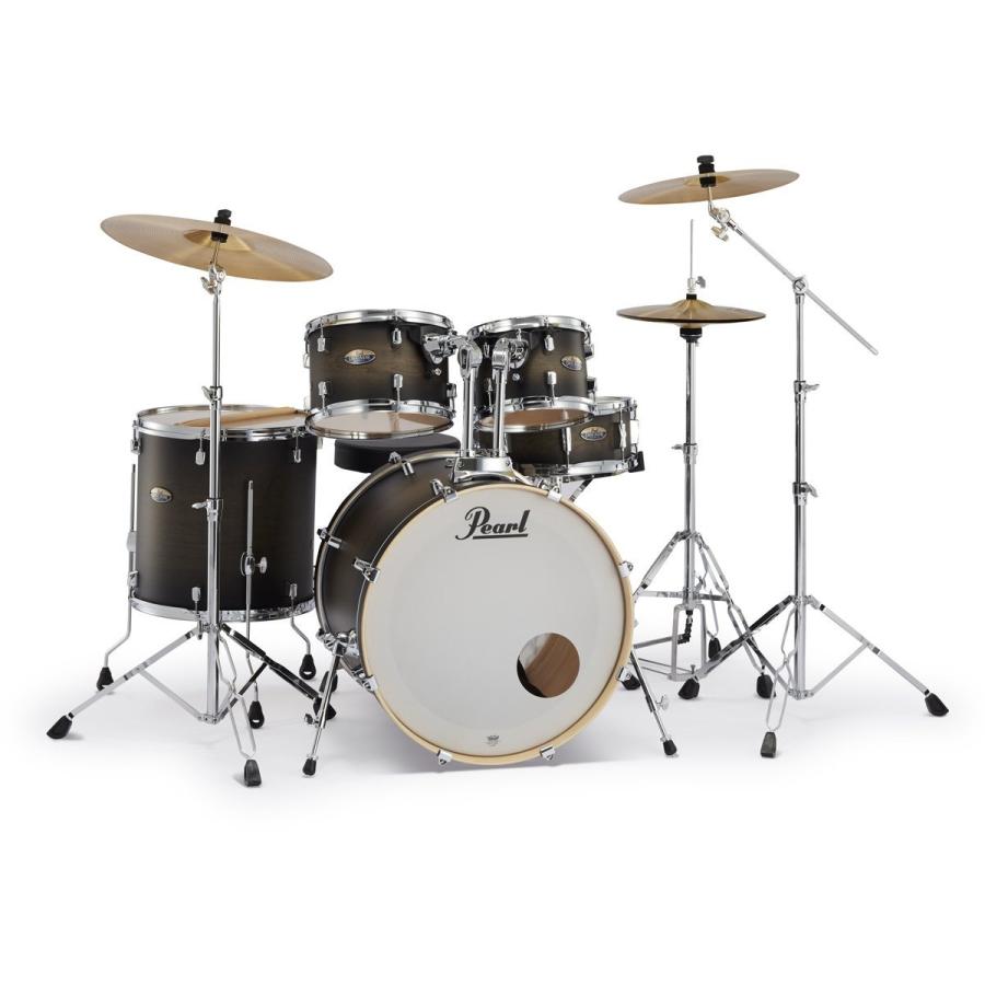 Pearl / DMP825S/CN 262(Satin Black Burst) DECADE MAPLE シンバル付きドラムセット スタンダードサイズ(お取り寄せ商品)