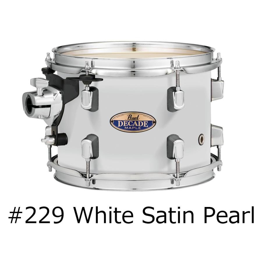 ティンバレス　Pearl　8インチ、10インチ　アクリル　パール　ドラム Pearl (パールフェア開催中)Pearl / DMP825S/C-D 229(White Satin