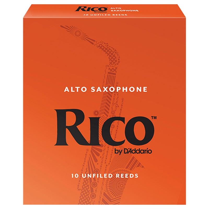 RICO リード アルトサクソフォーン 強度:3(10枚入)アンファイルド RJA1030 cm3dmju D'Addario Woodwinds / RICO アルトサックス用リード オレンジ箱 10枚