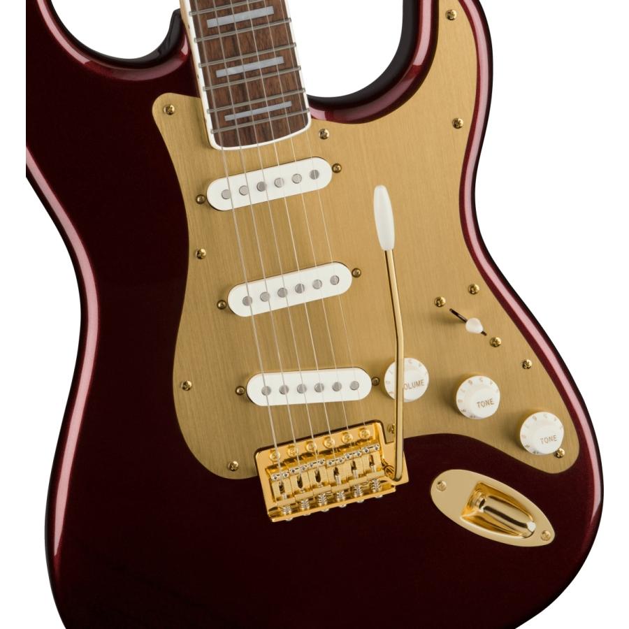 スクワイヤー　ストラトキャスター ゴールド Squier / 40th Anniversary Stratocaster Gold Edition Laurel