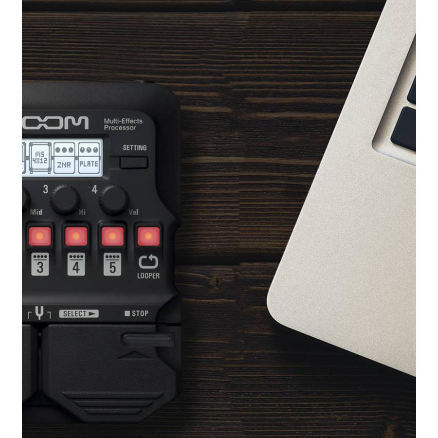 ZOOM / G1 FOUR Guitar Multi-Effects Processor 電池駆動可能 リズム