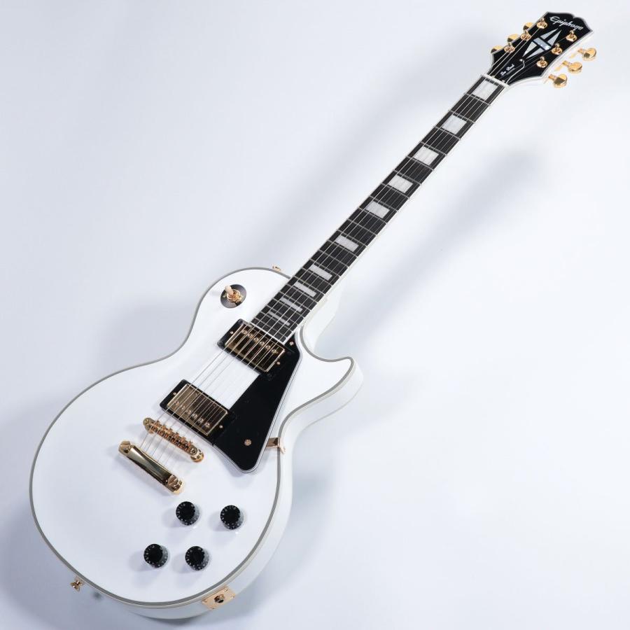 Epiphone / Inspired by Gibson Les Paul Custom Alpine White エレキ