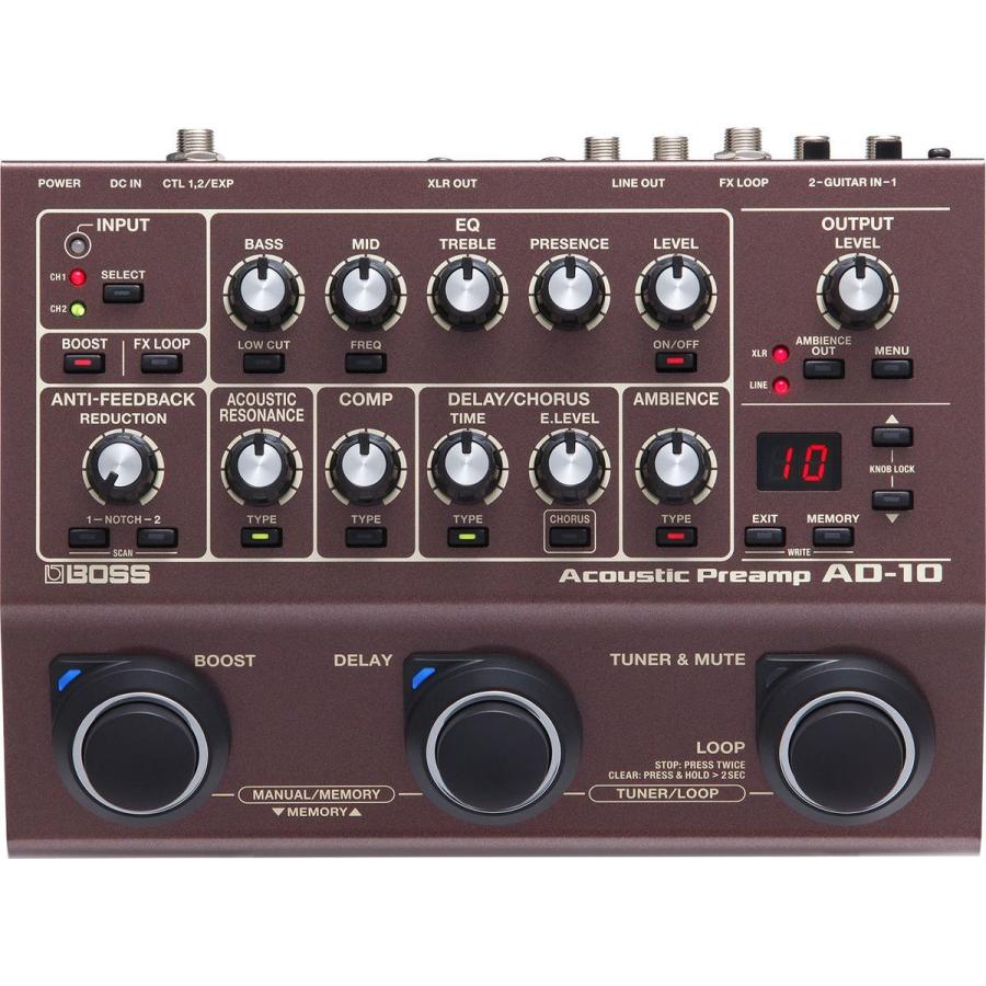 BOSS / AD-10 Acoustic Preamp アコースティック楽器用 ボス