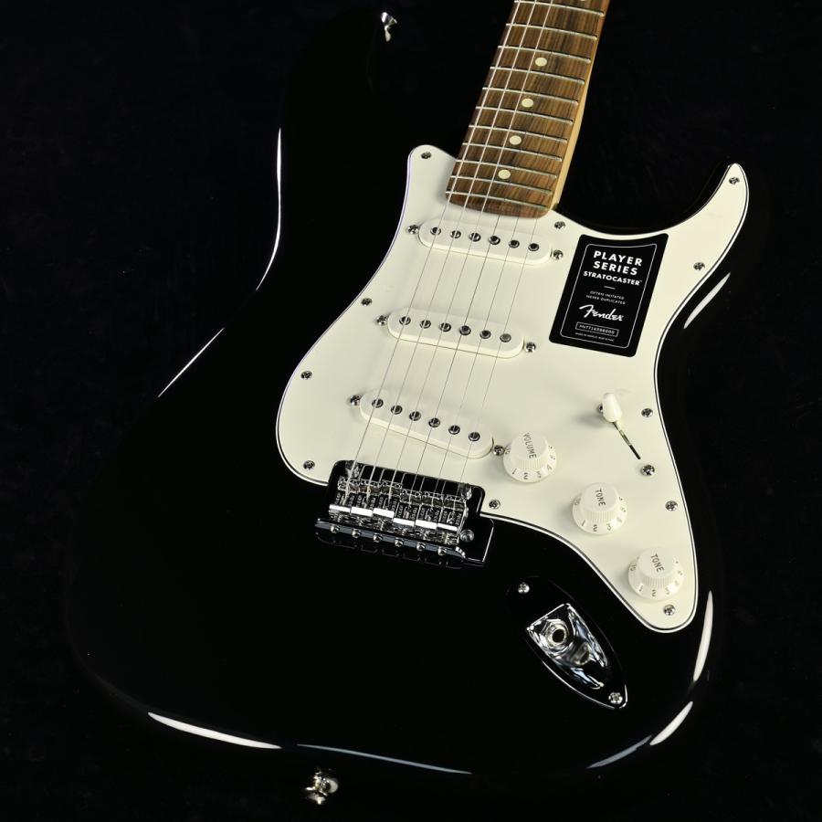 手数料安い Black Stratocaster Series Player / Fender Pau MX21075429)(特典付き)(名古屋栄店)(YRK) Ferro(S/N エレキギター