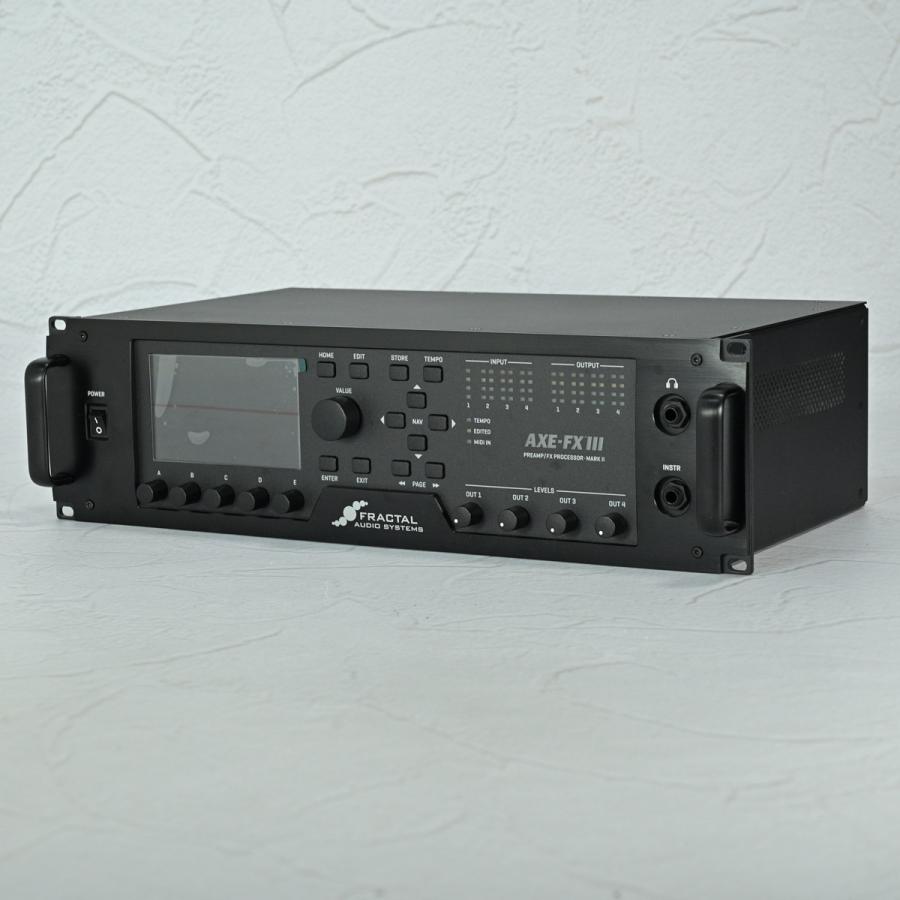 ▼中古品▼Fractal Audio AXE-FX III 中古)FRACTAL AUDIO SYSTEMS / AXEFX III MKII ハイエンドマルチ