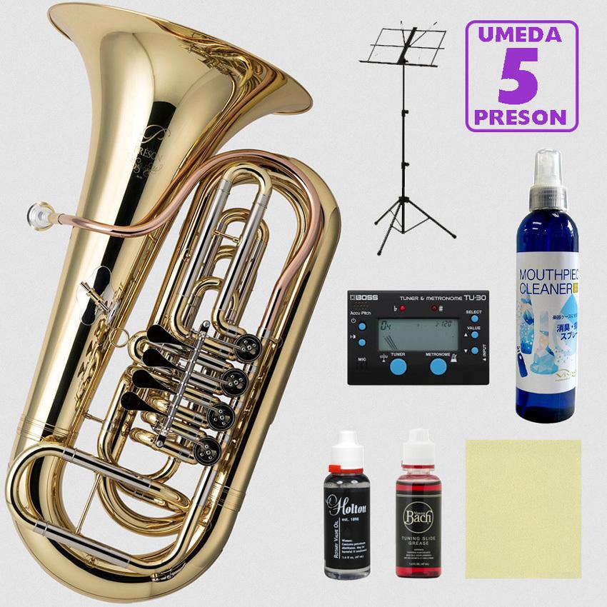 最も完璧な Prb 103 プレソン Preson チューバ 北海道 沖縄 離島 代引き不可 Cl Prb103 小型 ピストンチューバ ゴールド 管体 管楽器 3 4サイズ フロントアクション 4ピストン B 金管楽器 Williamsav Com