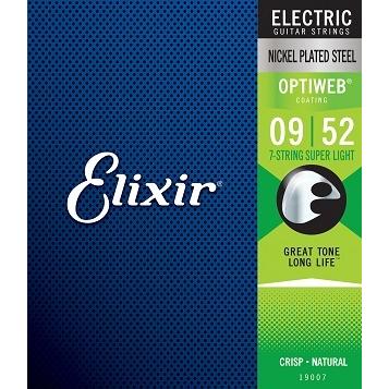 Elixir（エリクサー） ELIXIR / 19007 OPTIWEB 09-52 7弦エレキ弦