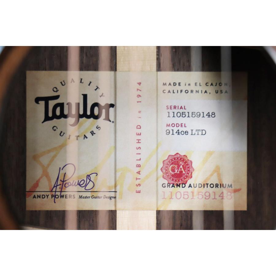 B級特価)Taylor / LTD 914ce V-Class Sinker Redwood(S/N:1105159148