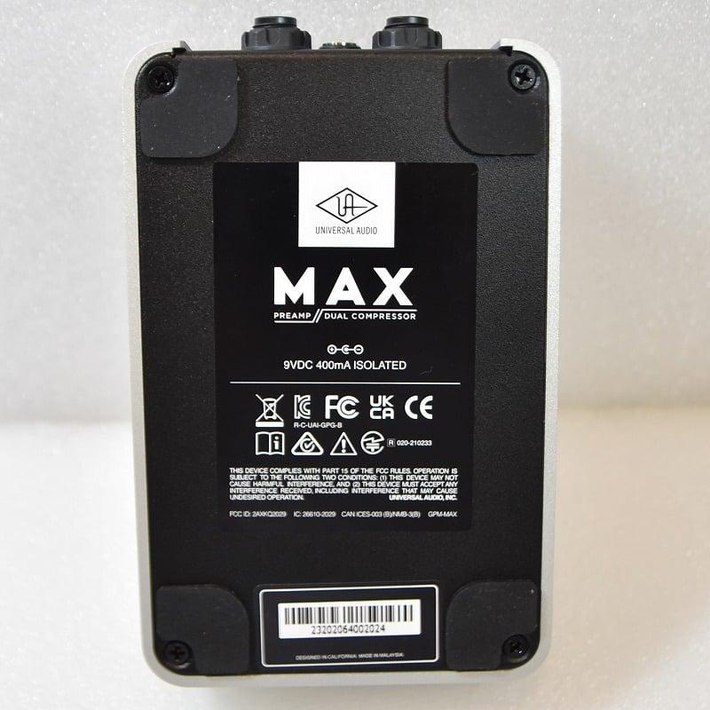 【中古】UAFX MAX Preamp & Dual Compressor Max Preamp & Dual Compressor – Universal Audio