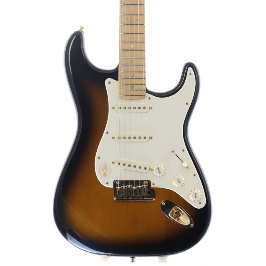 美品 送料込み フェンダー デラックスストラト HSS パール 中古)Fender USA / 50th Anniversary American Deluxe Stratocaster 2