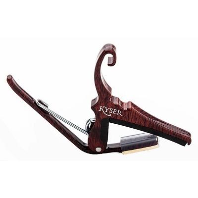 KYSER / Quick-Change Capo KG6RWA ROSEWOOD エレキギター＆アコギ用カポタスト (福岡パルコ店)｜ishibashi-shops