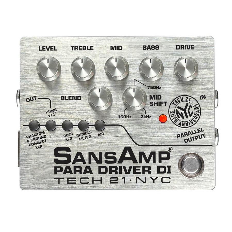 TECH21 / 20th Anniversary Limited Edition PARA DRIVER DI 発売20