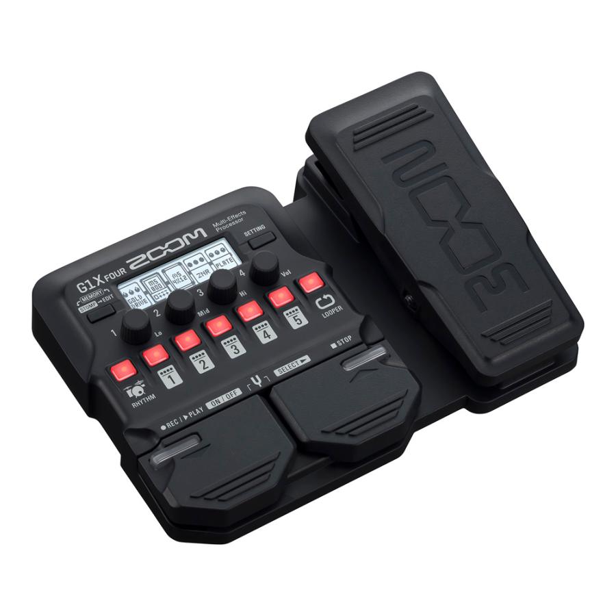 【美品】ZOOM G1X FOUR 動作確認済み 箱あり ZOOM / G1X FOUR Guitar Multi-Effects Processor 電池駆動可能 リズム
