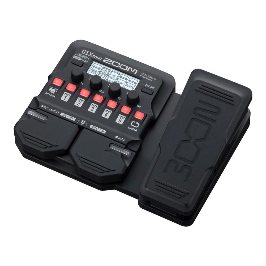 ZOOM G1X FOUR ギター用マルチエフェクター ペダル搭載 動作確認済 ZOOM / G1X FOUR Guitar Multi-Effects Processor 電池駆動可能 リズム