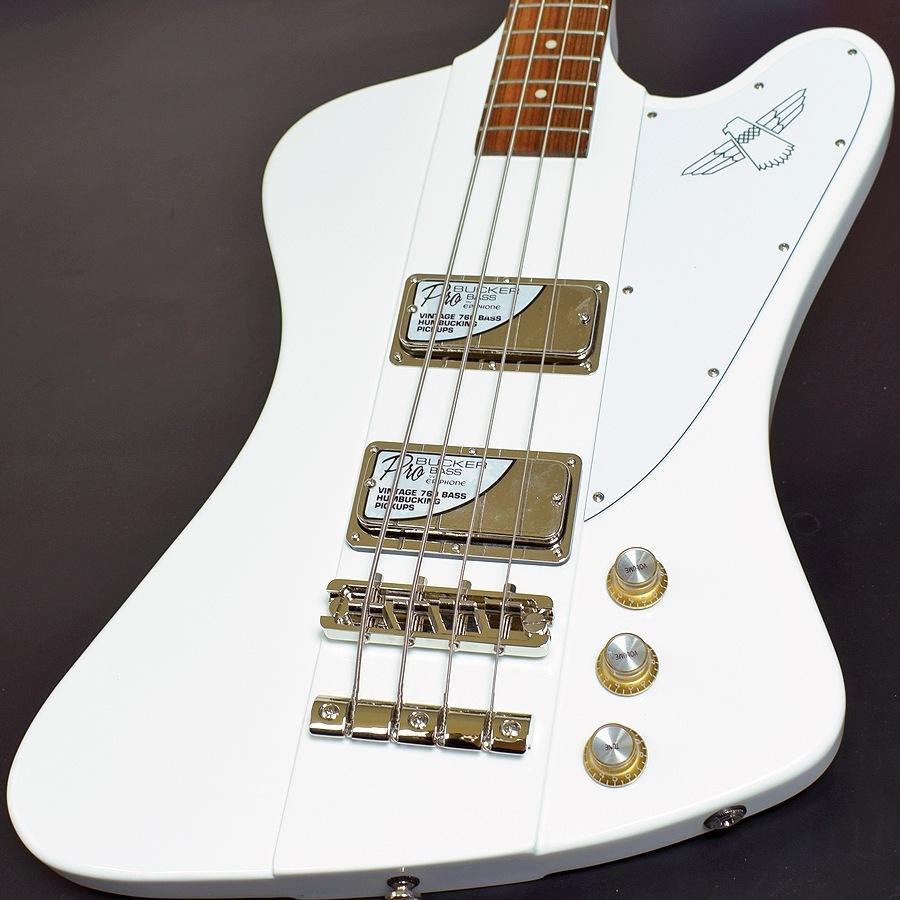 美品 Epiphone Thunderbird '05 ホワイト ブラックパーツ 美品