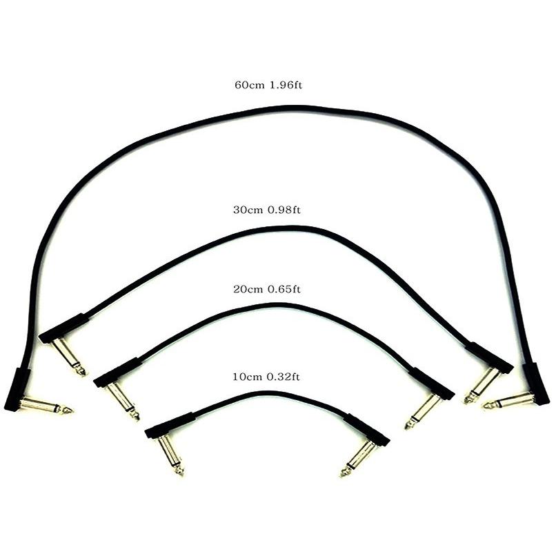 BLACK SMITH / FLAT PATCH CABLE 10cm 0.32ft パッチケーブル(WEBSHOP