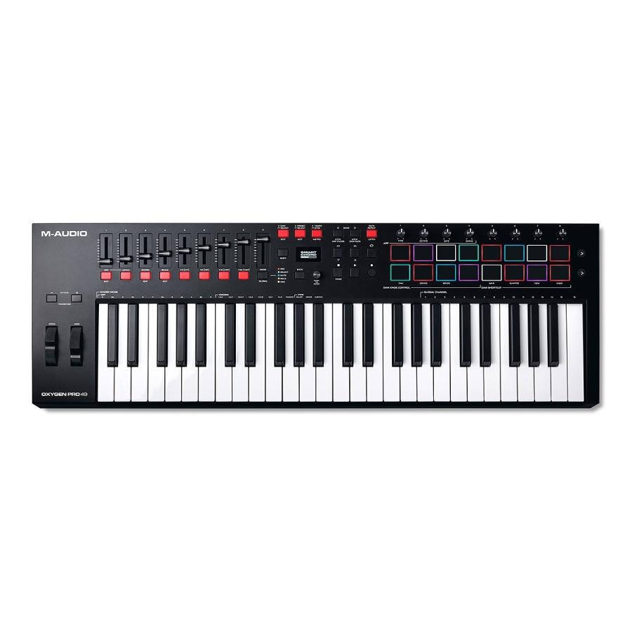 M-AUDIO ( エムオーディオ )MIDIキーボード 49鍵モニターセット M-AUDIO（エムオーディオ） エムオーディオ / Oxygen Pro 49 49鍵USB