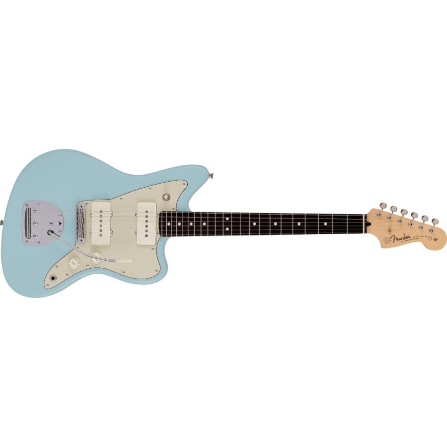 (WEBSHOPクリアランスセール)Fender / Made in Japan Junior Collection Jazzmaster Rosewood Fingerboard Satin Daphne Blue フェンダー エレキギター｜ishibashi｜02