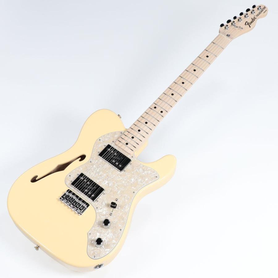 (WEBSHOPクリアランスセール)Fender / FSR Collection 2023 Traditional 70s Telecaster Thinline Maple Fingerboard Vintage White フェンダー エレキギター｜ishibashi｜03