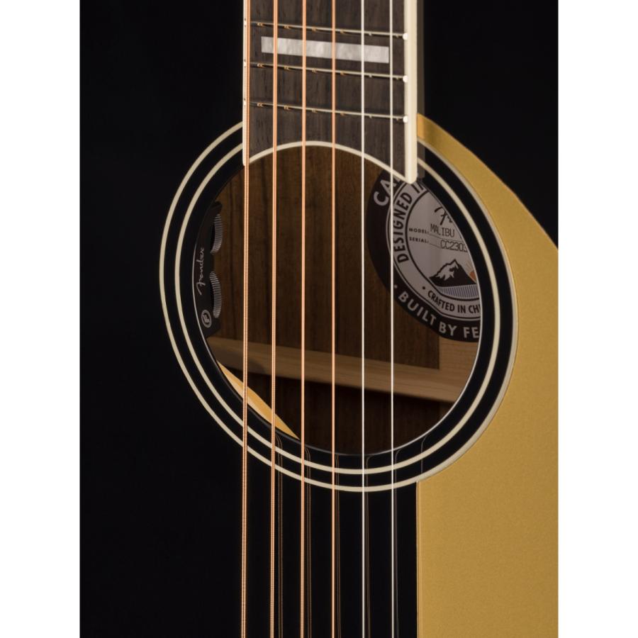 Fender / Malibu Vintage Ovangkol Fingerboard Gold Pickguard Black(CALIFORNIA SERIES)(新品特価)(YRK)_7