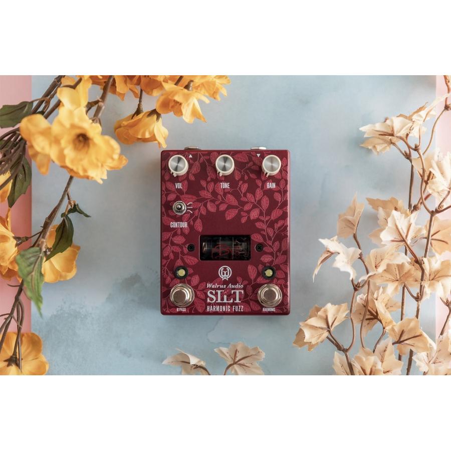 (セール品)Walrus Audio / Silt Harmonic Fuzz Red WAL-SILT Black Friday Floral Series 2024 ファズ (Black Friday限定モデル)_4