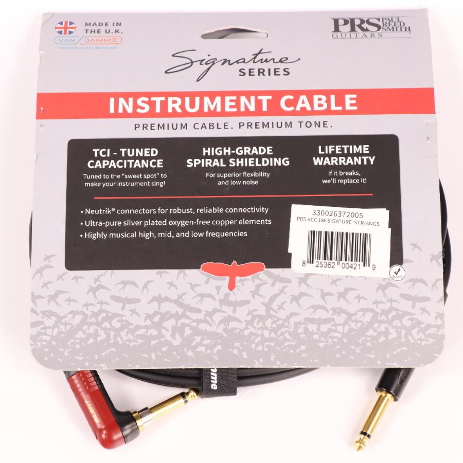 Reed Smith (PRS) / Signature Instrument Cable - Angle/Silent 18ft ポール・リード・スミス 楽器用シールド・ケーブル 【ZONOTONE】 (正規品)