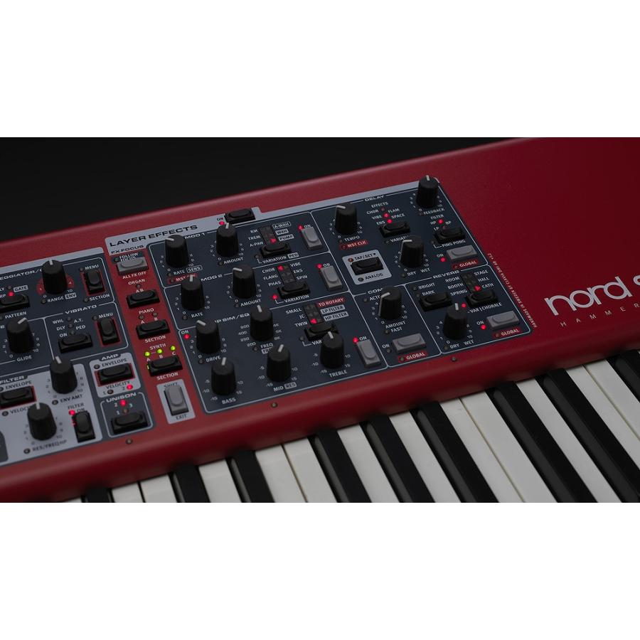 CLAVIA nord ノード / Nord Stage 4 Compact 73鍵セミウェイ CLAVIA nord ノード / Nord Stage 4 Compact 73鍵セミウェイ