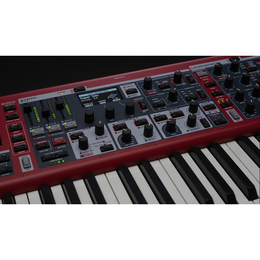 CLAVIA nord ノード / Nord Stage 4 Compact 73鍵セミウェイ CLAVIA nord ノード / Nord Stage 4 Compact 73鍵セミウェイ
