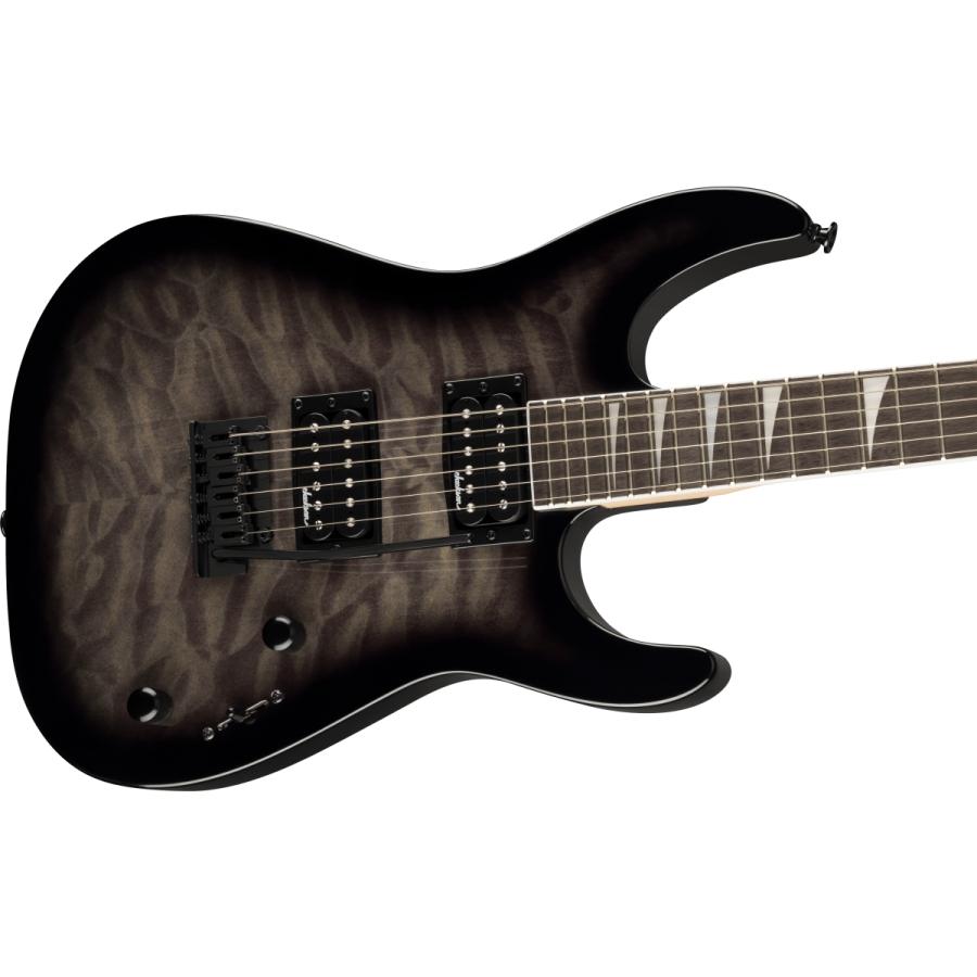 / JS Series Dinky JS20 DKQ 2PT Amaranth Fingerboard Transparent Black 【MAVERICK】 Burst ジャクソン