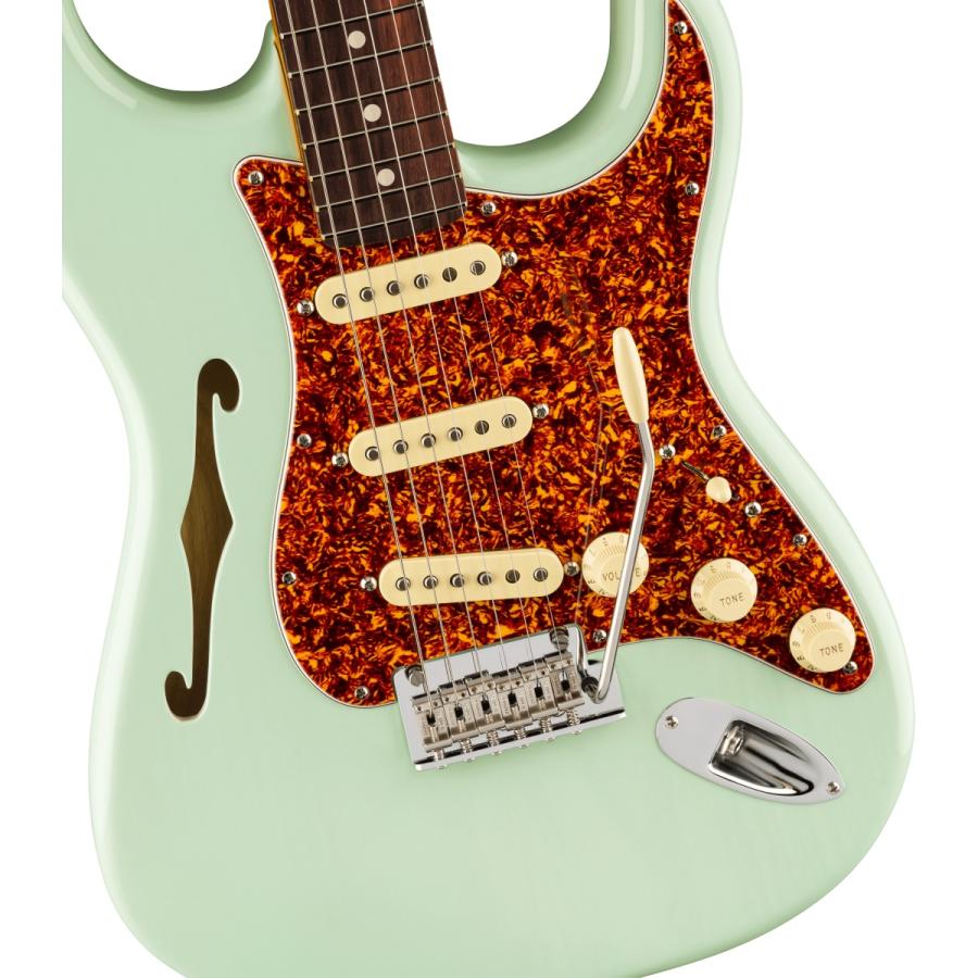Fender / Limited Edition American Professional II Stratocaster Thinline Transparent Surf Green(お取り寄せ商品/納期別途ご案内)(YRK)｜ishibashi｜04