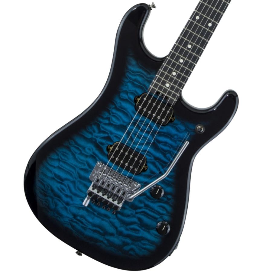【ほぼ未使用】EVH 5150 Series Deluxe エボニー指板 EVH / 5150 Series Deluxe Ebony Fingerboard Transparent Blue Burst