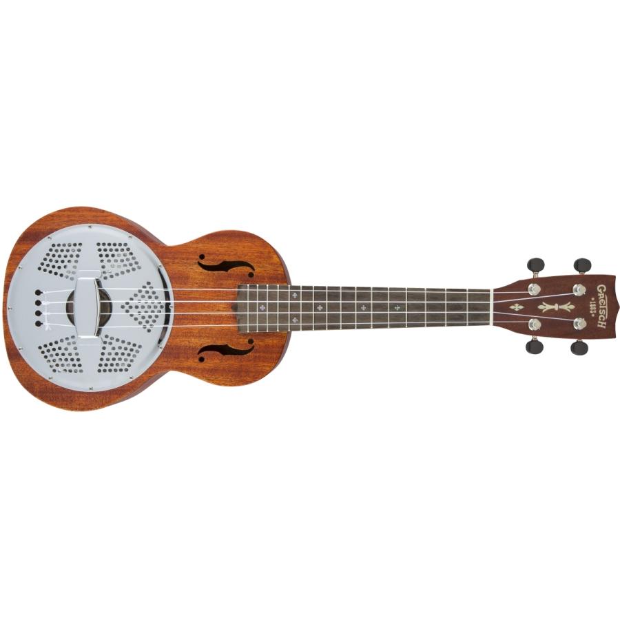 / G9112 Resonator-Ukulele with Gig Bag Ovangkol Fingerboard Biscuit Cone Honey Mahogany 【tennessee】 Stain グレッチ