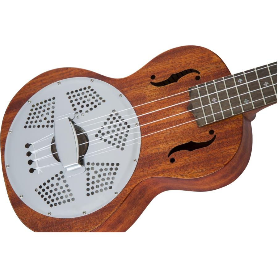 / G9112 Resonator-Ukulele with Gig Bag Ovangkol Fingerboard Biscuit Cone Honey Mahogany 【tennessee】 Stain グレッチ