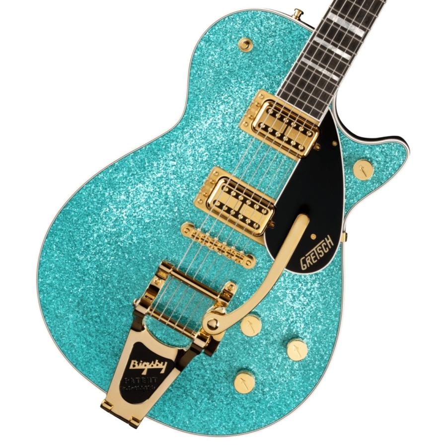多様な Ebony HW Gold Bigsby BT Jet Sparkle Edition Players Edition Limited / Gretsch FB (+6972716327334)(YRK) グレッチ Sparkle Turquoise Ocean エレキギター