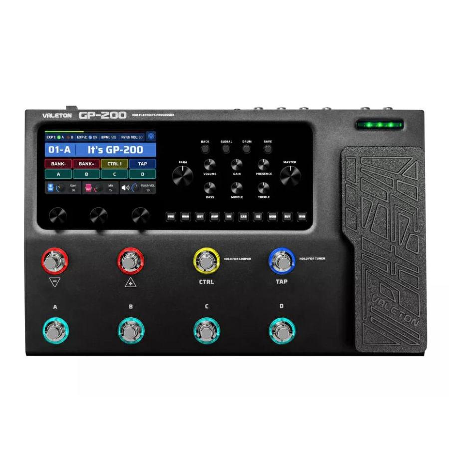 (購入特典有り)Valeton / GP-200 マルチエフェクター ヴェイルトン(国内正規品)(YRK)