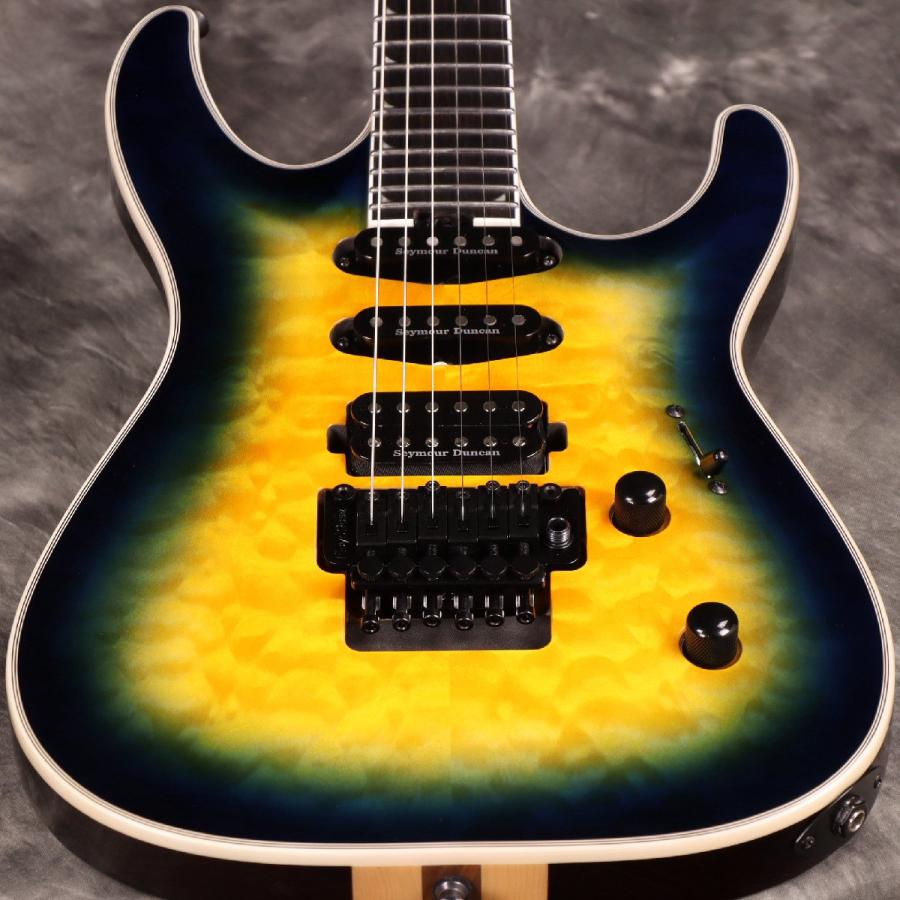 (WEBSHOPクリアランスセール)Jackson / Pro Plus Series Soloist SLA3Q EbonyFingerboard AmberBlue Burst ジャクソン エレキギター (3.49kg)(CYJ2302562)｜ishibashi｜02