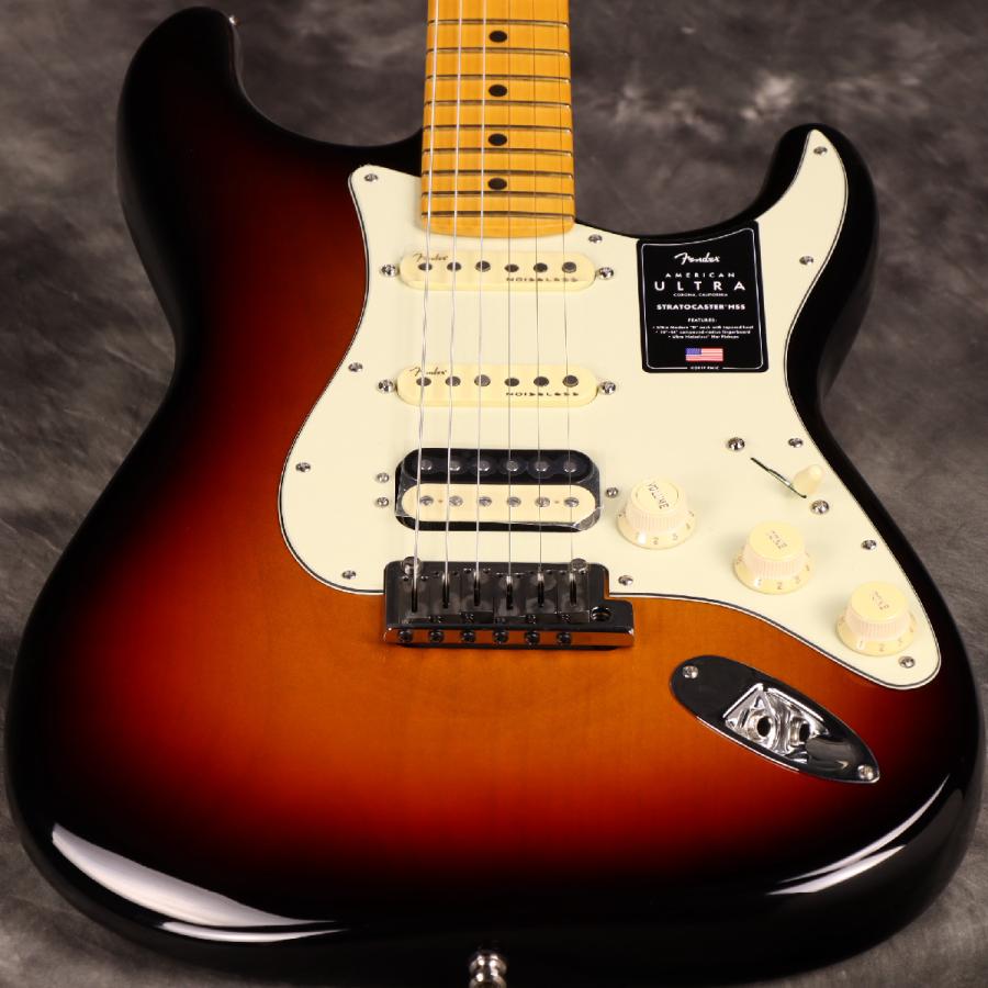 (WEBSHOPクリアランスセール)Fender / American Ultra Stratocaster HSS Maple Fingerboard Ultraburst(3.7kg)(S/N US23026683)｜ishibashi｜02