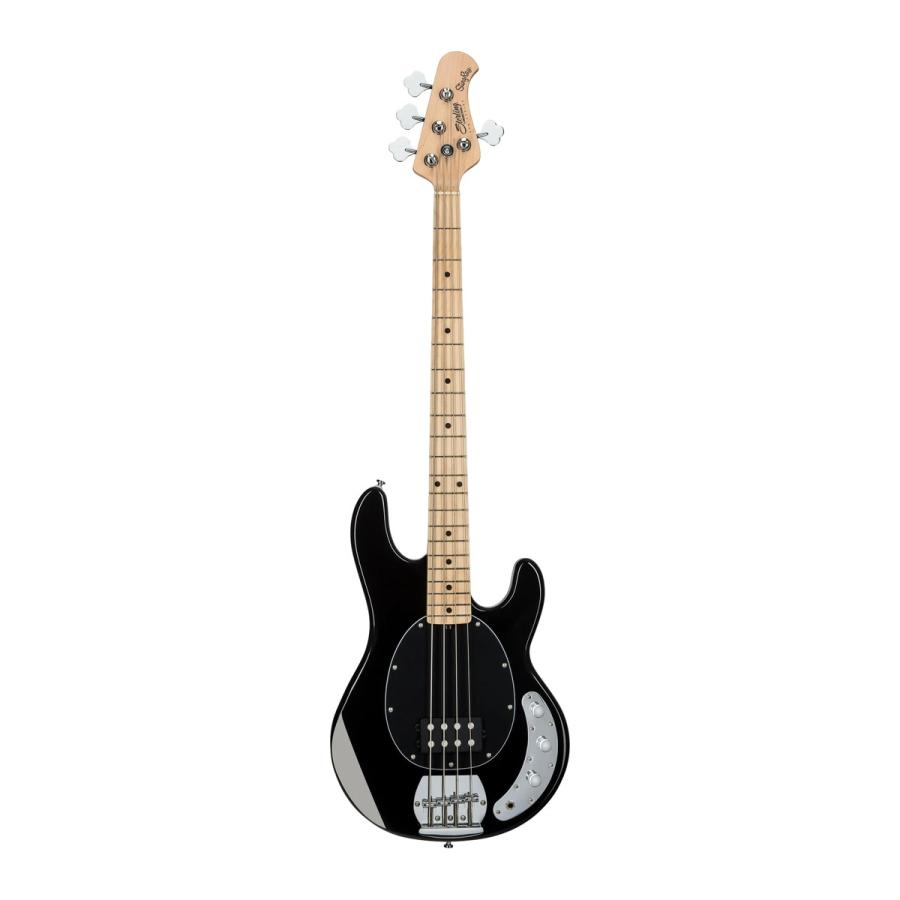 Sterling by MUSIC MAN / SUB Ray4 Maple Fingerboard Black RAY4-BK
