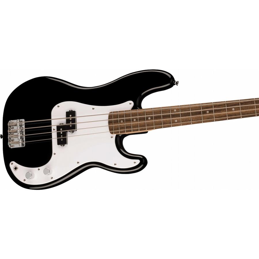 Squier by Fender / Sonic Precision Bass Laurel Fingerboard White Pickguard Black(B級アウトレット特価品！)の画像