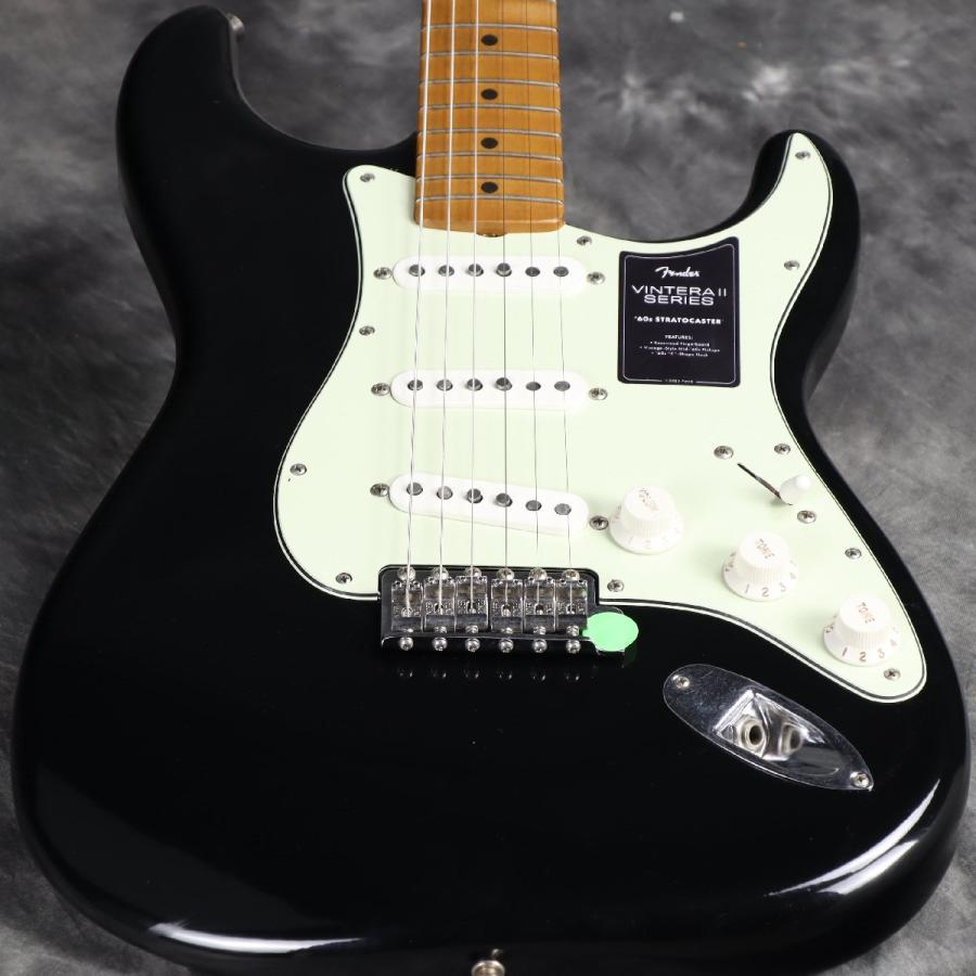 (WEBSHOPクリアランスセール)Fender / Vintera II Road Worn ‘60s Stratocaster Maple Fingerboard Black(3.47kg)(S/N MX25065896)(B級アウトレット特価)_2
