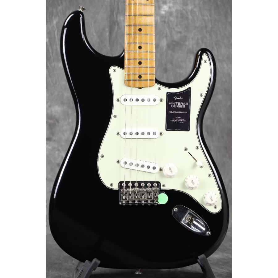 (WEBSHOPクリアランスセール)Fender / Vintera II Road Worn ‘60s Stratocaster Maple Fingerboard Black(3.47kg)(S/N MX25065896)(B級アウトレット特価)_5