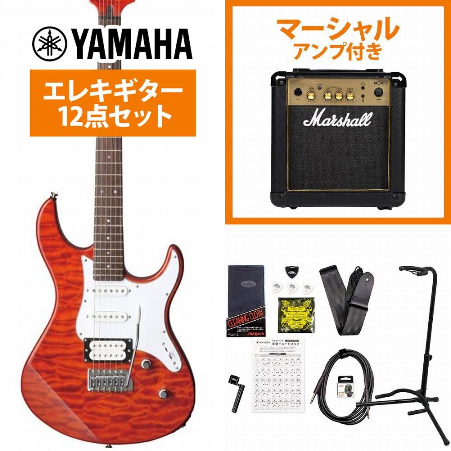 YAMAHA / Pacifica 212VQM CMB Camel BrownMarshall MG10アンプ付属 