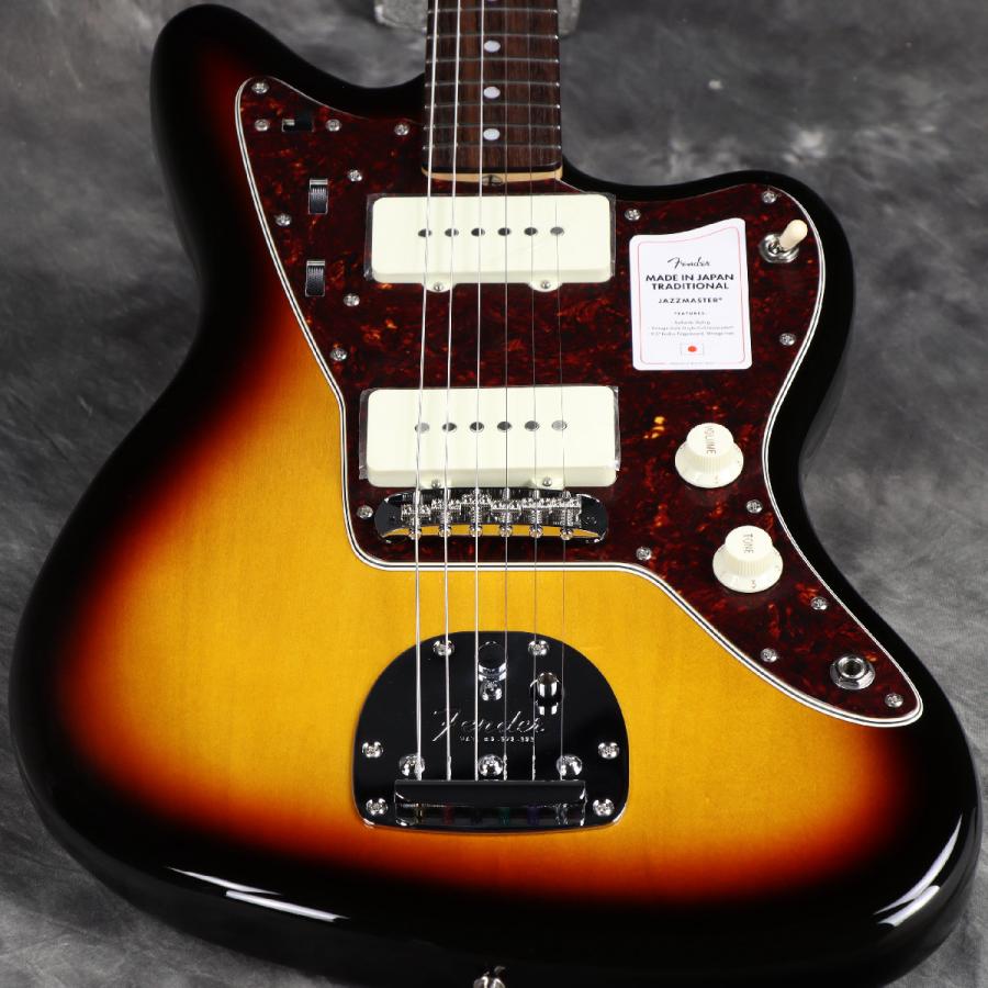 Fender / Made in Japan Traditional 60s Jazzmaster Rosewood Fingerboard 3-Color Sunburst フェンダー(3.27kg)(S/N JD25028415)(YRK)の画像