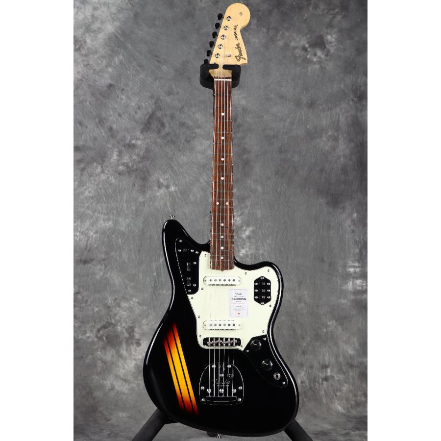 (WEBSHOPクリアランスセール)Fender / MIJ Traditional 2025 Collection 60s Jaguar Rosewood FB Comp Black / 3-Color Sunburst (3.79kg)(S/N JD25010376)の画像