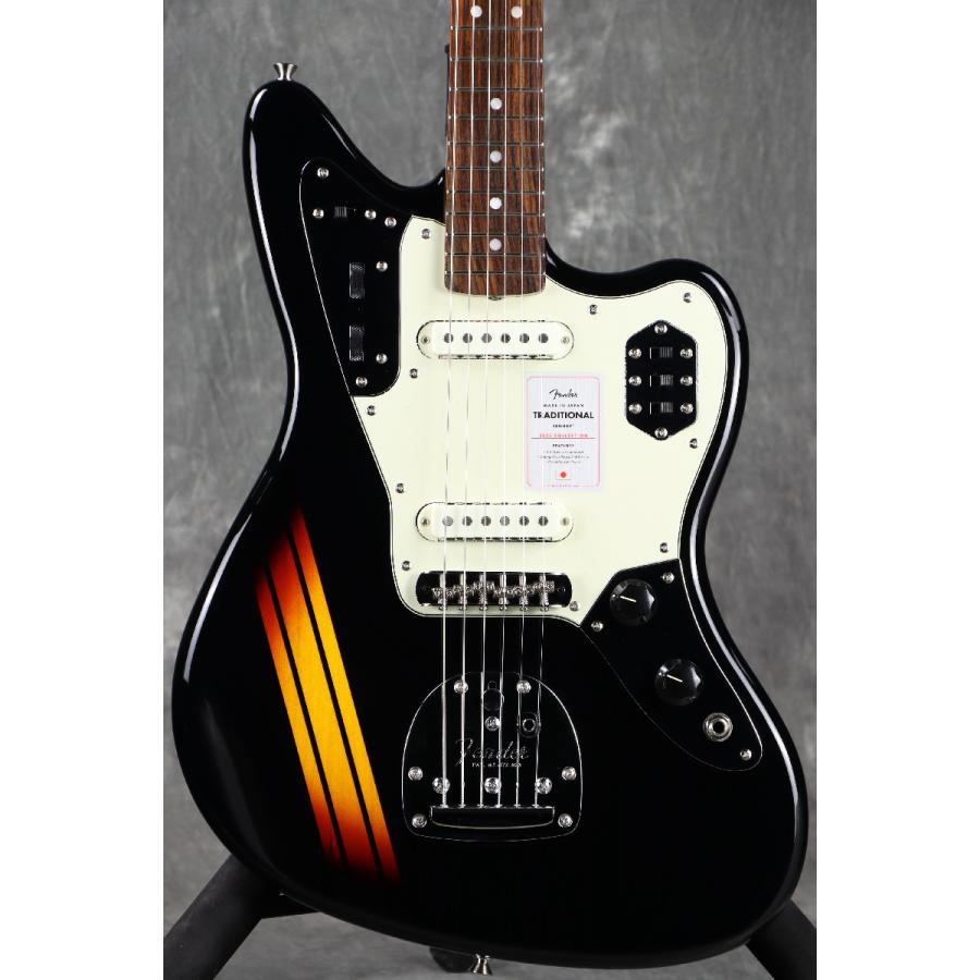 (WEBSHOPクリアランスセール)Fender / MIJ Traditional 2025 Collection 60s Jaguar Rosewood FB Comp Black / 3-Color Sunburst (3.79kg)(S/N JD25010376)の画像